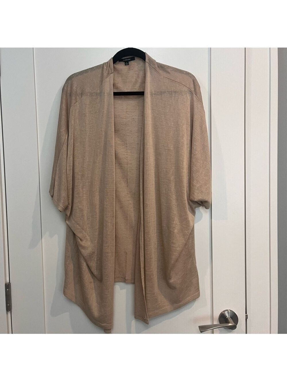 Ambiance Light Oversized Tan Knit Cardigan